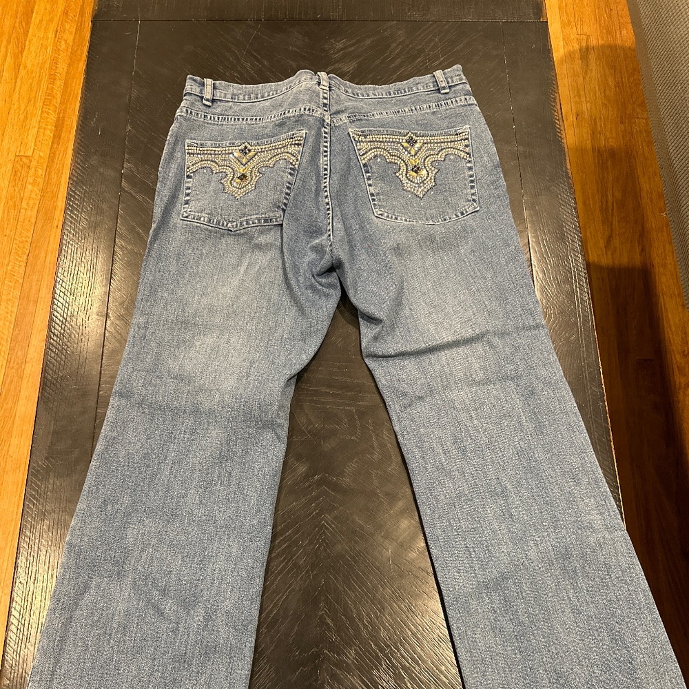 Christine Alexander Sparkle Jeans Size 10